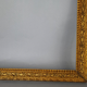 Old frame original gilded stucco wood 58x46 foliage 50x38 cm SB