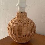 Rattan lamp base