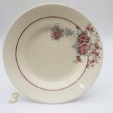 Set of 6 Saint Amand soup plates, Thalie model.