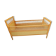 Lit enfant rotin vintage