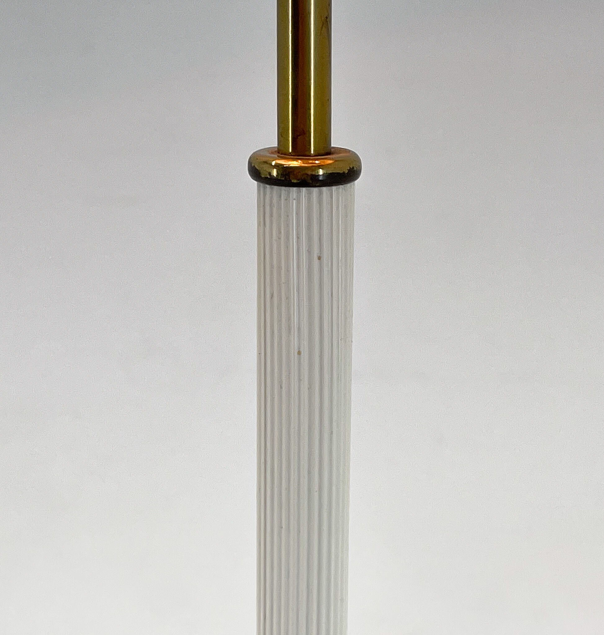 Mid Century Floor Lamp, Germany, 1970's, New Handmade Lampshade