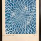 Lithographie originale de c.du plessis.structure,1996