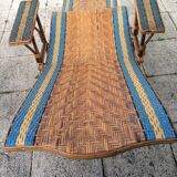 Real rattan lounge runsp chair 1930