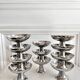 10 vintage stainless steel cups