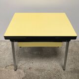 Yellow formica table