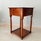 Vintage mahogany side table 50s