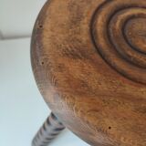 Wood tripod stool
