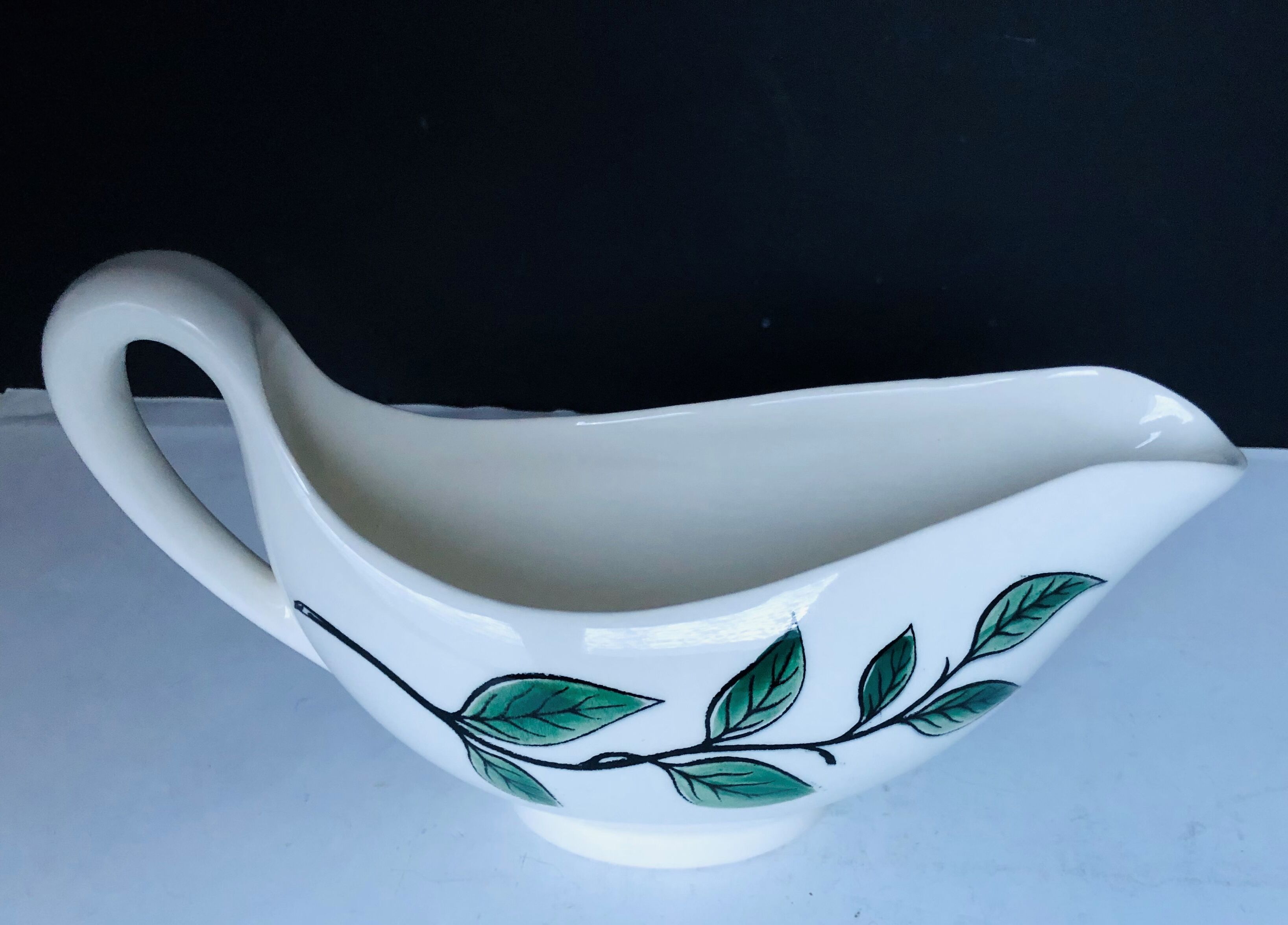 Saucière in gien earthenware