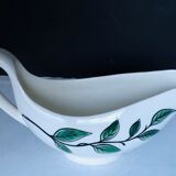 Saucière in gien earthenware