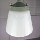 Vintage opaline glass pendant lamp, 1970s