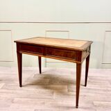 Flat Desk With Side Drawers In Mahogany Louis XVI XVIII Eme Century