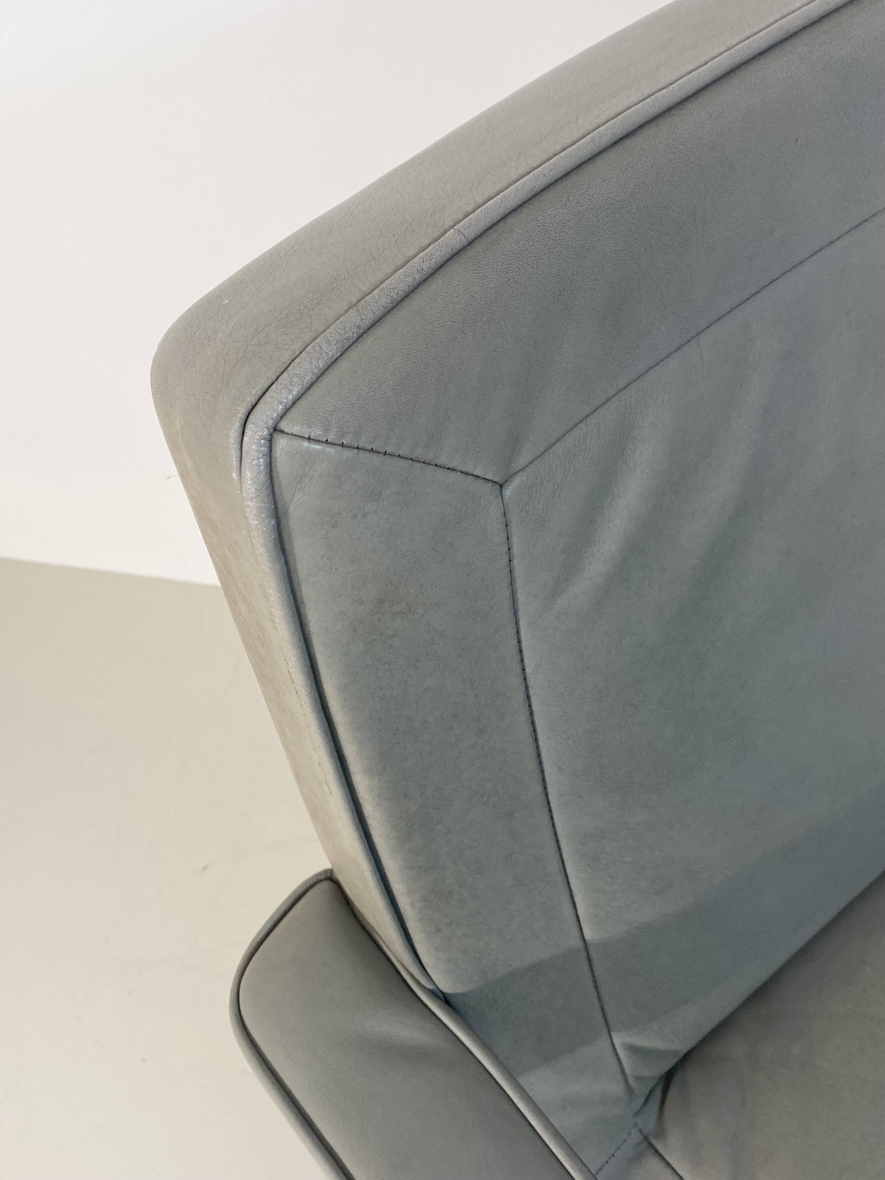 Visitor armchair international furniture leather Gray 2000
