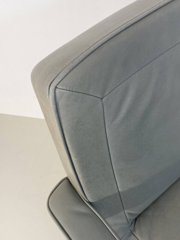 Fauteuil visiteur mobilier international cuir Gris 2000
