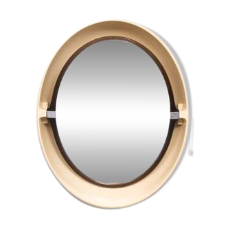 Vintage Allibert mirror with light, 1970s