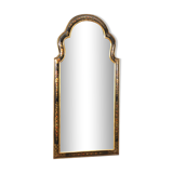 English mirror chinoiserie lacquered, gilded and painted