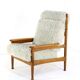 Set van designer bank + 2 fauteuils 'Sliedrecht' - opnieuw bekleed