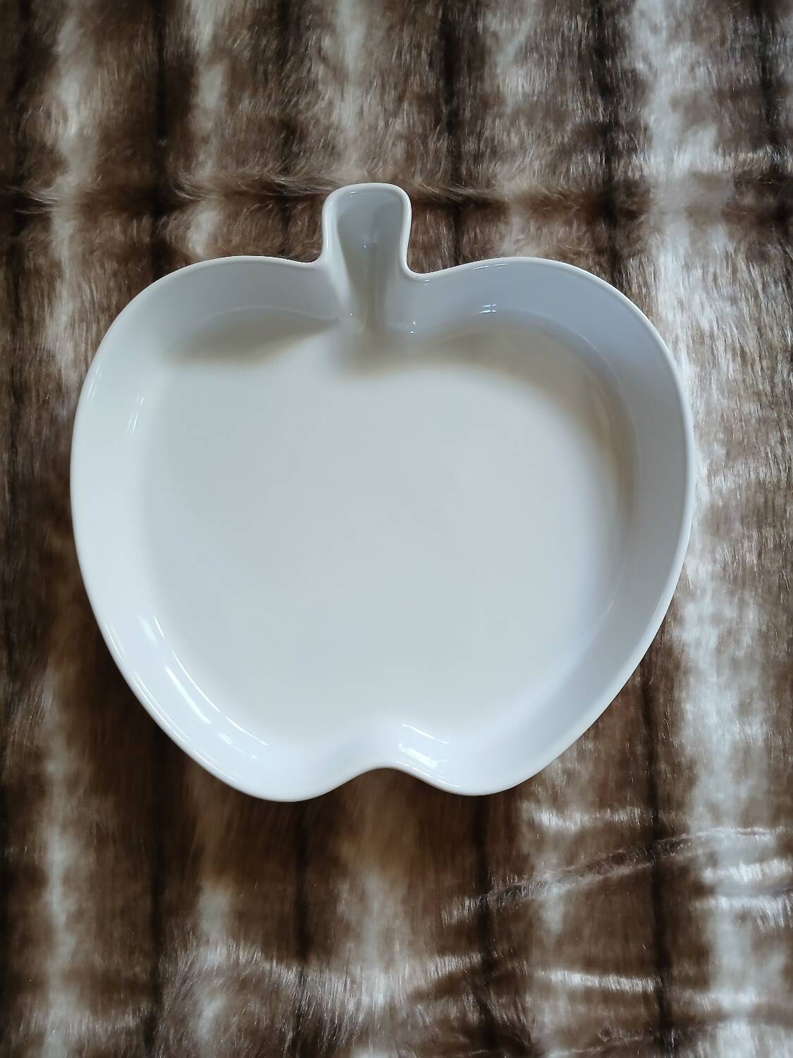 Plat à tarte en forme de pomme 