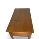 Italian pine wood centre writing desk from the 1960s, a reproduction o