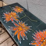 Coffee table with ceramic tile top