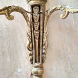Old Wall Sconce bronze two torches style Napoleon III
