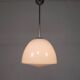 Old school lamp with large glass ball in opal glass, 1930s