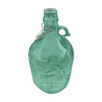 Dame Jeanne-bottle in molded glass