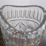 Art Deco cut crystal vase