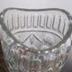 Vase art déco en cristal taillé
