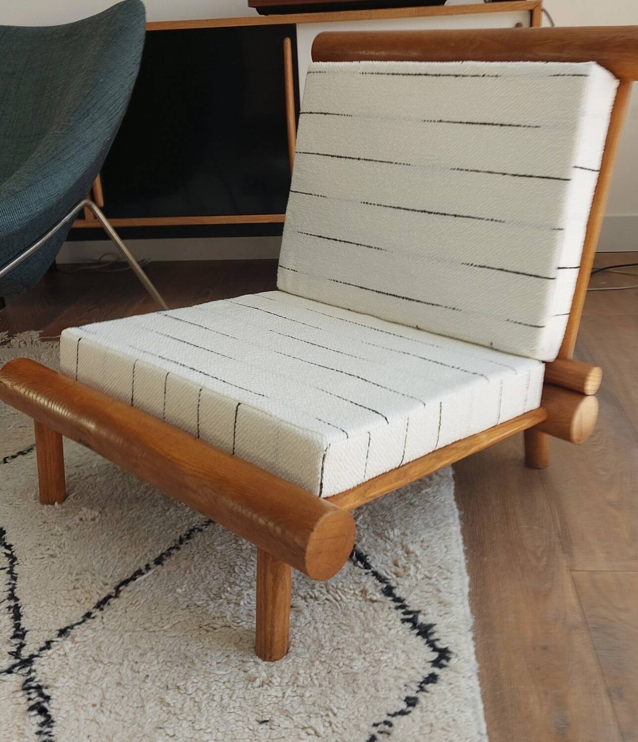 Armchair attributed to Charlotte Perriand.