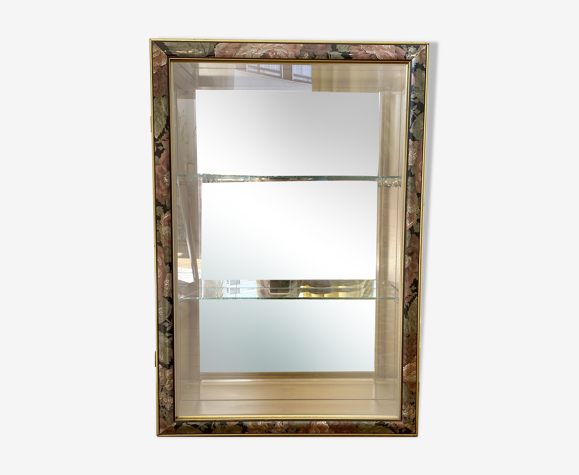 Vitrine vintage miroir