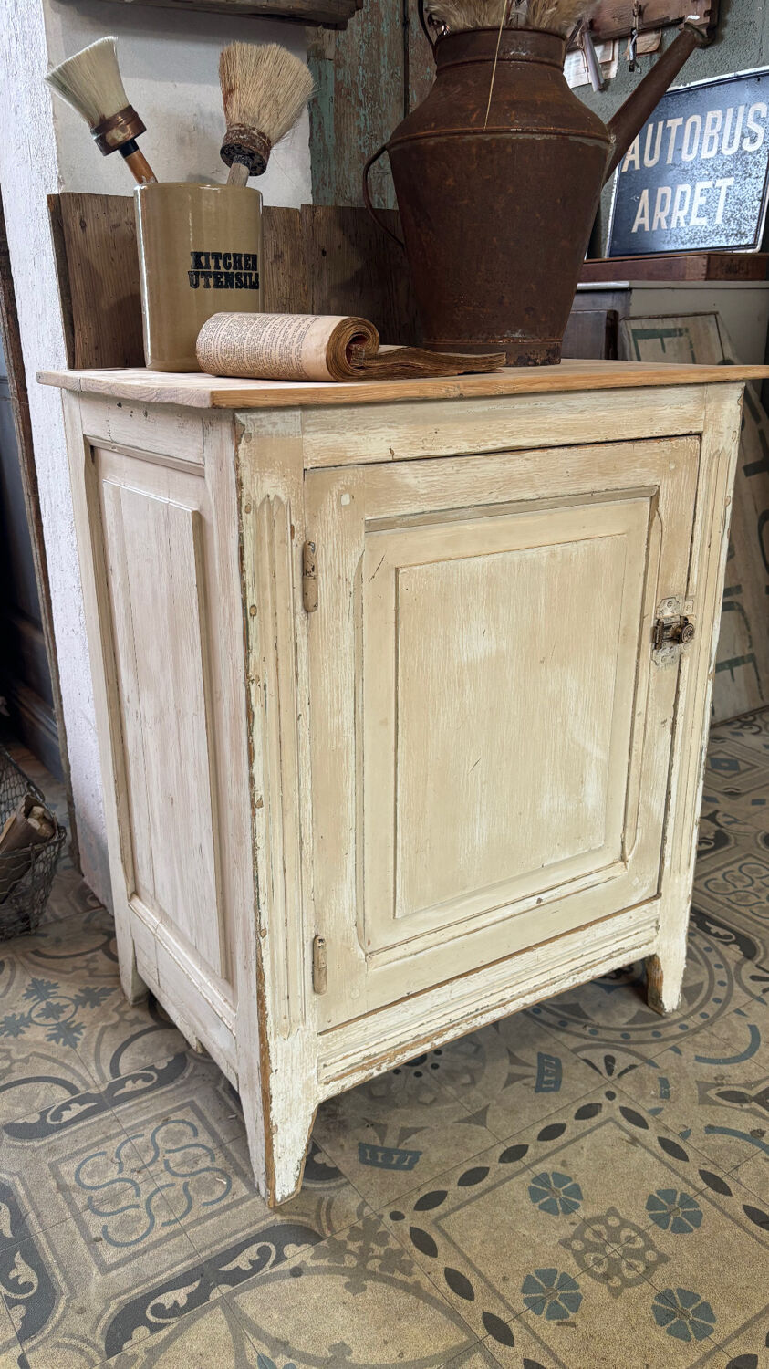 Small patinated jam jar