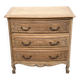 Commode vintage Louis XV rénovée en chêne brut