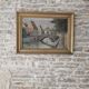 Oil on Canvas Landscape The Old Canals of Bruges - Signed Glossier