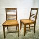 Paire de chaises vintage années 50