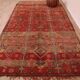 Vintage Moroccan Wool Rug 196 x 350 cm, Berber Handmade Bohemian Rug Unique