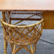 Rattan desk and chair 1960