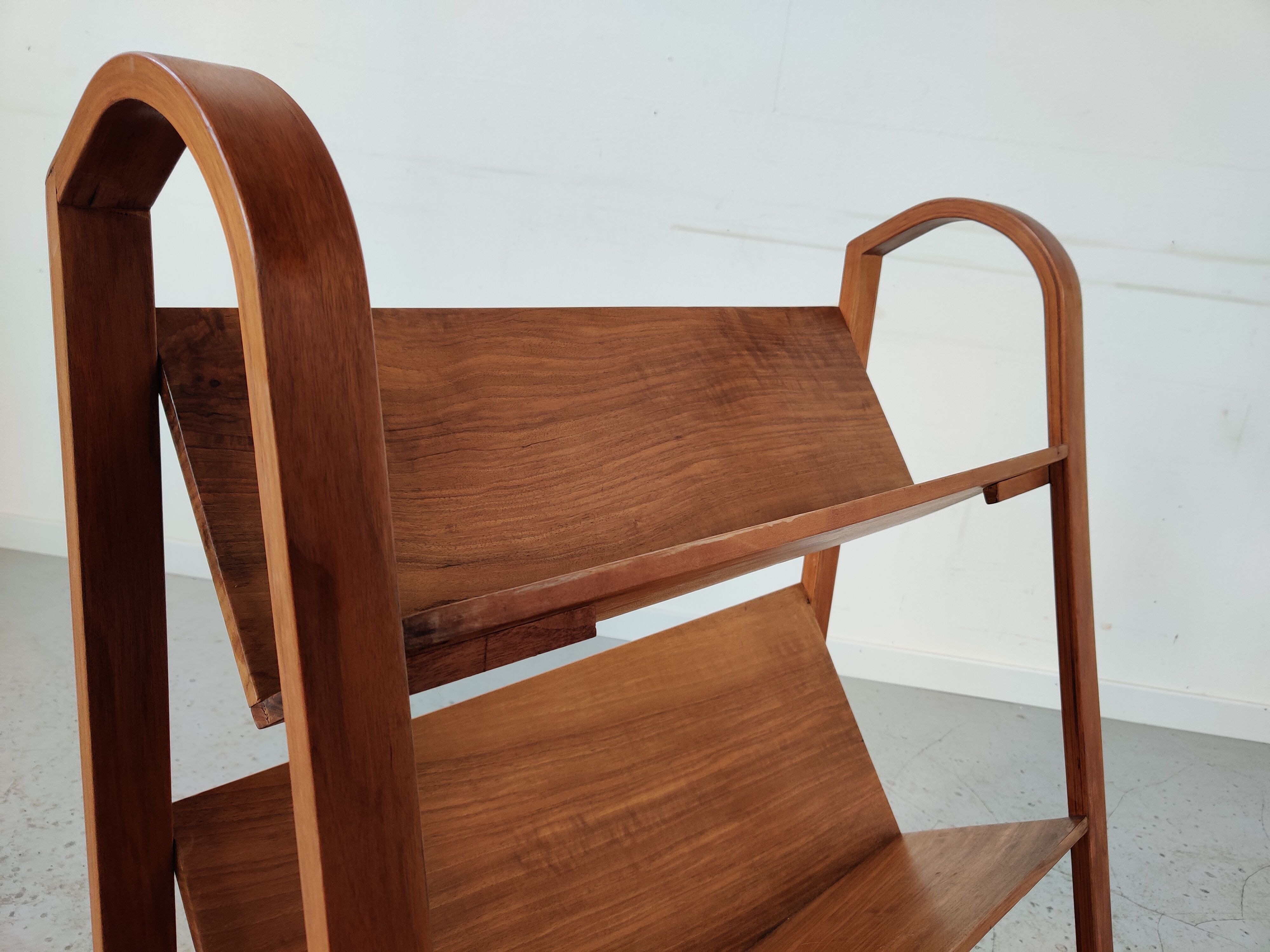 Scandinavian library magazine holder 60s