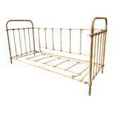 Wrought iron cage bed