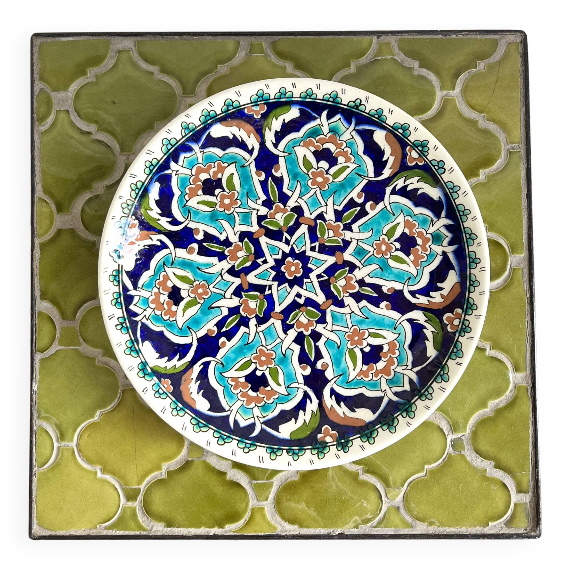 Antique ceramic plate from Türkiye