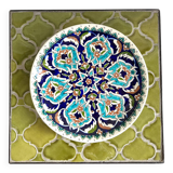 Assiette céramique ancienne Turquie