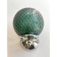 Set of Two Contemporary Green "Ballotton" Murano Glass Wall Sconces