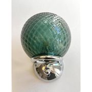 Set of Two Contemporary Green "Ballotton" Murano Glass Wall Sconces