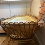 Baby rattan bed