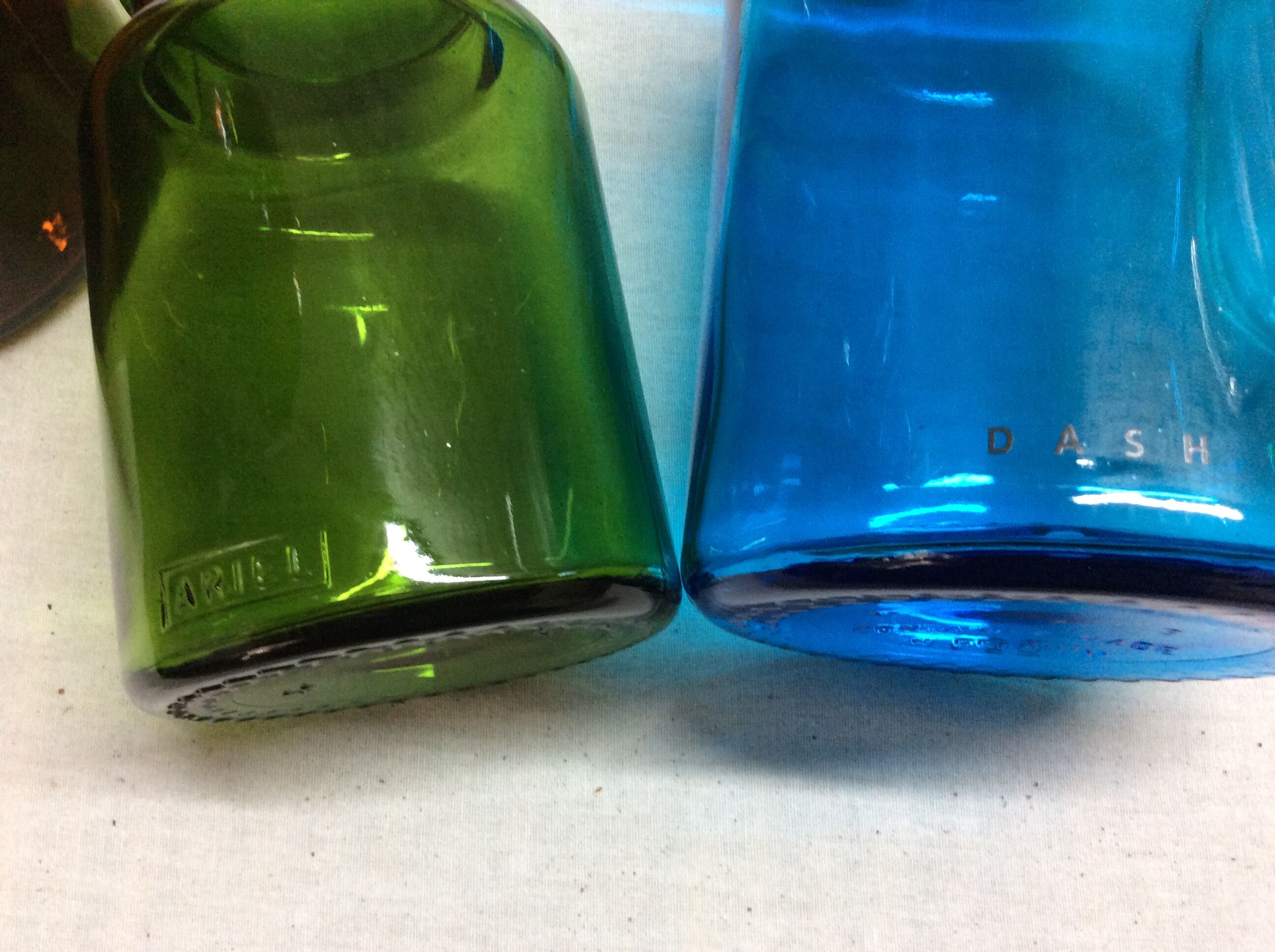 Lot of 6 vintage glass jars