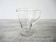 Antique engraved glass water jug with grape decor