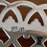 Silver-plated cake dish