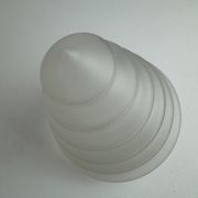 ANTIQUE ART DECO SUSPENSION 1930 FROSTED GLASS