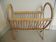 ancien porte revues rotin déco vintage magazine rack