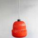 Lampe suspendue vintage en verre tchécoslovaque par Osvětlovací Sklo, 1970