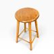 Ensemble de 4 tabourets vintage en bois / tabourets de bar